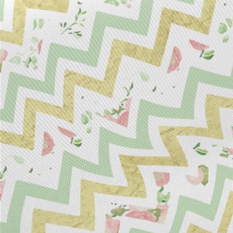 Colorful Giant Teeth Midweight Cotton Poplin