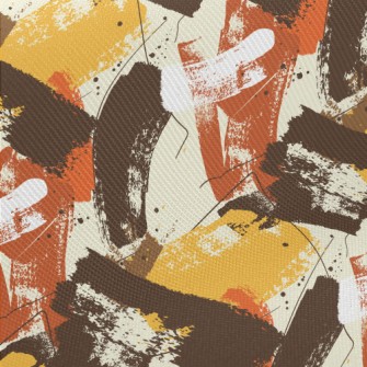Coffee Paint Painting Midweight Cotton Poplin