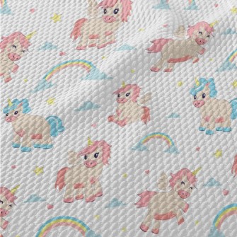 Flying Unicorn Birdseye Piqué