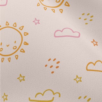 Color Sun Doodle Chiffon