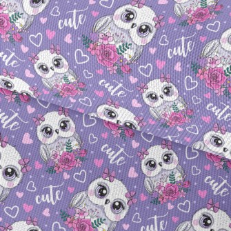 Cute Cartoon Owl Waterproof Oxford