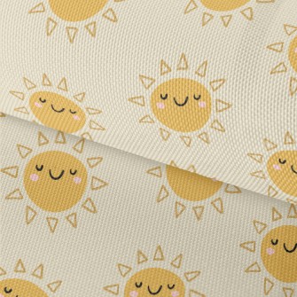 Happy Smiling Sun Waterproof Oxford