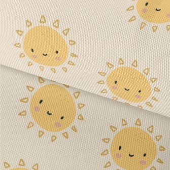 Cute Smiling Sun Waterproof Oxford