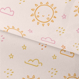 Color Sun Doodle Waterproof Oxford