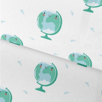 Cute Globe Waterproof Oxford