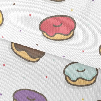 Colorful Jam Donuts Waterproof Oxford