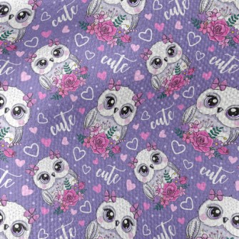 Cute Cartoon Owl Waterproof Canvas