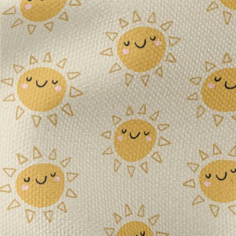 Happy Smiling Sun Waterproof Canvas