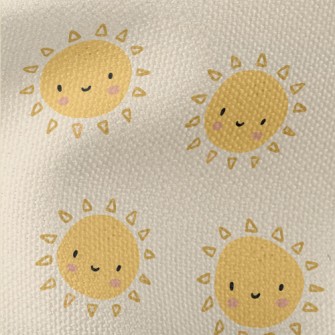 Cute Smiling Sun Waterproof Canvas