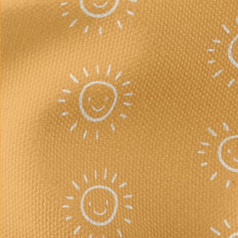 Sun Smiley Face Doodle Waterproof Canvas