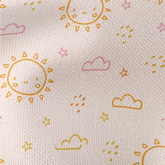 Color Sun Doodle Waterproof Canvas