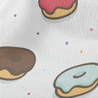 Colorful Jam Donuts Terry