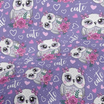 Cute Cartoon Owl Performance Linen