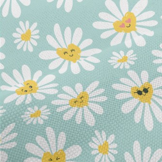 Cute Daisy Doodle Performance Linen