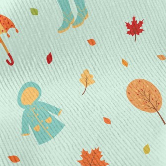 Autumn Rainy Day Standard Corduroy