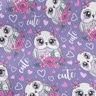 Cute Cartoon Owl Standard Corduroy