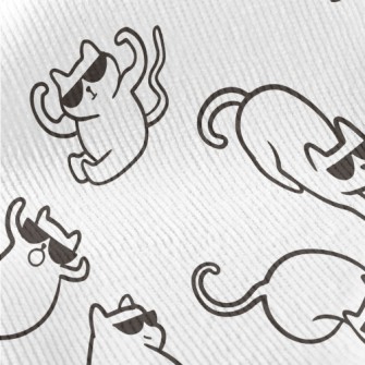 Cute Cat With Sunglasses Standard Corduroy