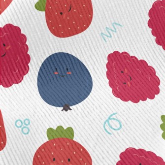 Cute Smiling Berry Standard Corduroy