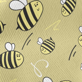 Hand Drawn Bee Doodle Standard Corduroy