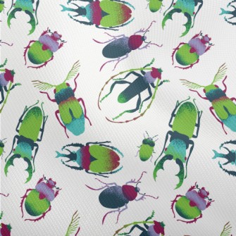 Hand Drawn Green Insects Dobby