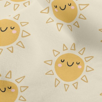 Happy Smiling Sun Micro Fleece