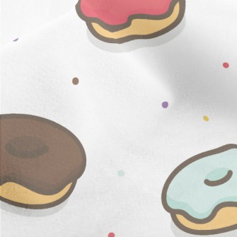 Colorful Jam Donuts Micro Fleece