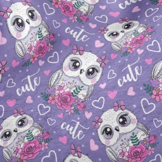 Cute Cartoon Owl Minky