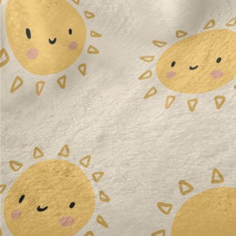 Cute Smiling Sun Minky