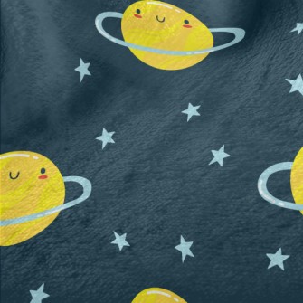 Cartoon Smiley Planet Minky