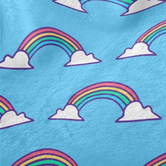 Beautiful Rainbow Graffiti Minky