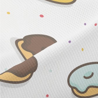 Colorful Jam Donuts Piqué