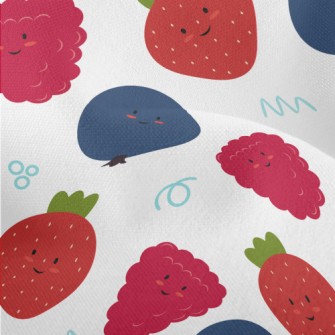 Cute Smiling Berry Lightweight Performance Linen