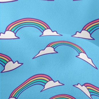 Beautiful Rainbow Graffiti Lightweight Performance Linen