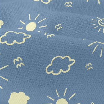 Simple Sun And Clouds Modern Jersey