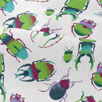 Hand Drawn Green Insects Modern Jersey