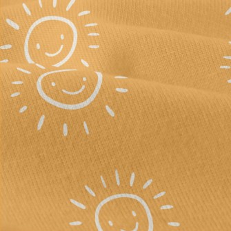 Sun Smiley Face Doodle Modern Jersey