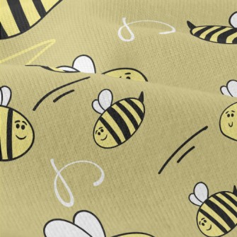Hand Drawn Bee Doodle Modern Jersey