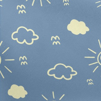 Simple Sun And Clouds Pongee