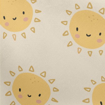 Cute Smiling Sun Pongee