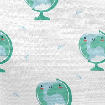 Cute Globe Pongee