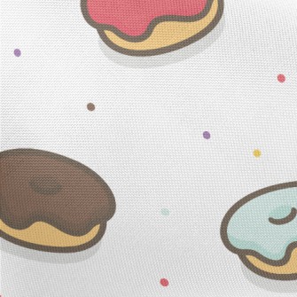 Colorful Jam Donuts Pongee
