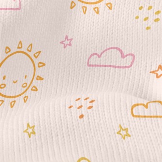 Color Sun Doodle Stretch Jersey
