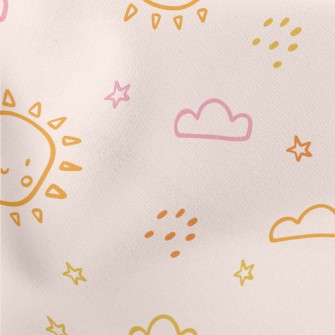 Color Sun Doodle Lightweight Cotton Poplin