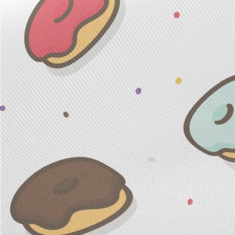 Colorful Jam Donuts Midweight Cotton Poplin