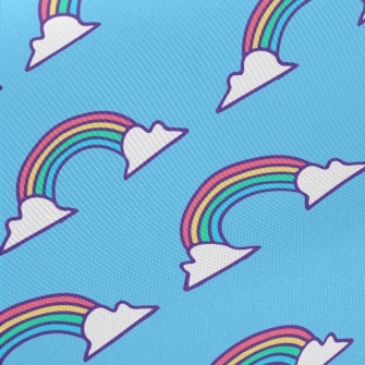 Beautiful Rainbow Graffiti Midweight Cotton Poplin