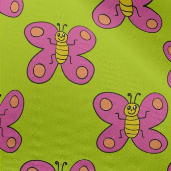 Funny Butterfly Graffiti Chiffon