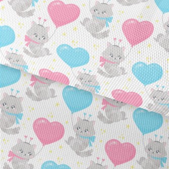 Love Balloon Cat Waterproof Oxford