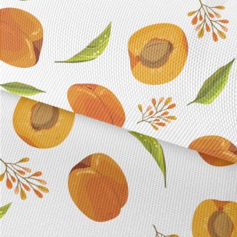 Hand Drawn Peaches Waterproof Oxford