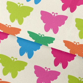 Colorful Butterfly Silhouettes Waterproof Oxford