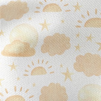 Watercolor Beautiful Starry Sk Waterproof Canvas